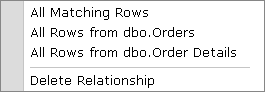 SQL Join Menu